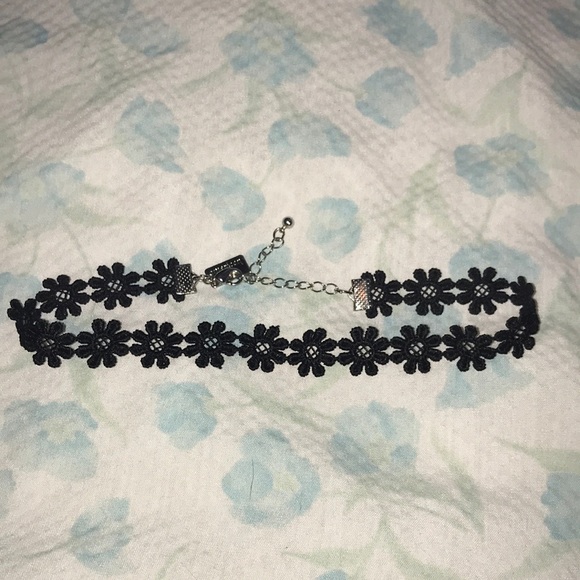 American Eagle Outfitters Jewelry - American Eagle Black Flower Choker